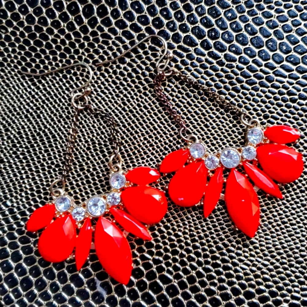 Tangerine earrings